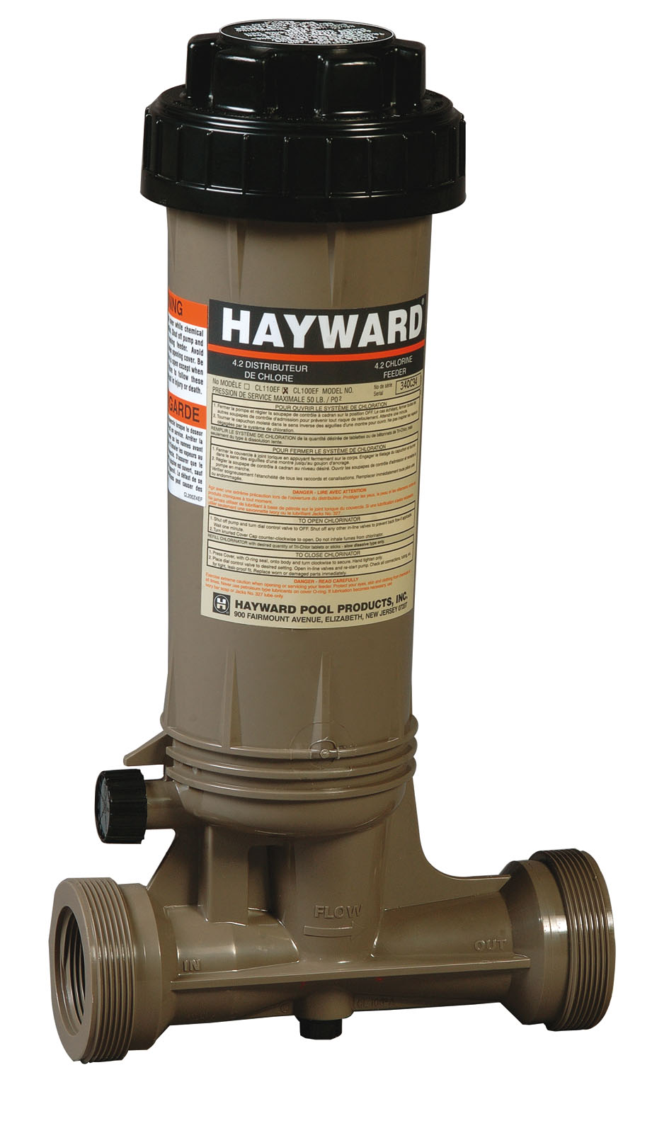 Chlorinateur 2,5 kgs Hayward en ligne / 324200160